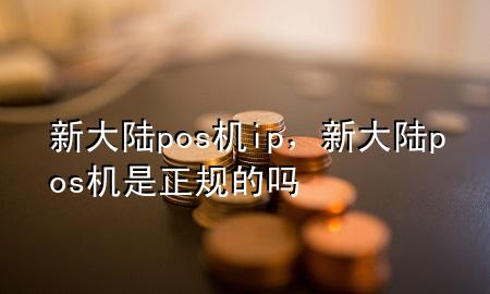 新大陆pos机ip，新大陆pos机是正规的吗