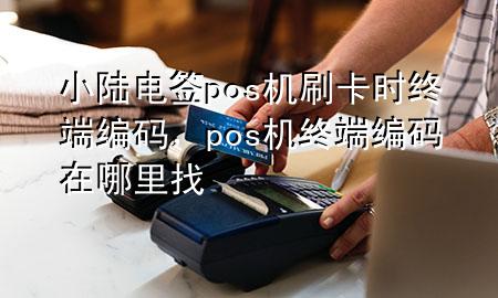 小陆电签pos机刷卡时终端编码，pos机终端编码在哪里找