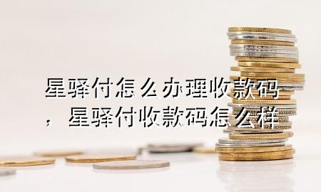 星驿付怎么办理收款码，星驿付收款码怎么样