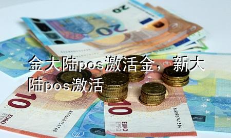 金大陆pos激活金，新大陆pos激活