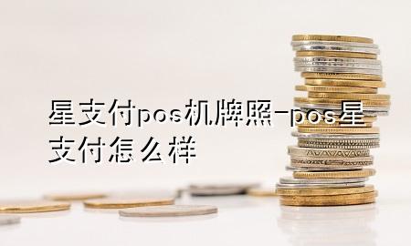 星支付pos机牌照-pos星支付怎么样