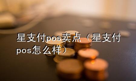 星支付pos卖点（星支付pos怎么样）