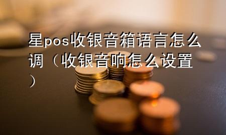 星pos收银音箱语言怎么调（收银音响怎么设置）