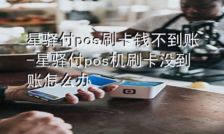 星驿付pos刷卡钱不到账-星驿付pos机刷卡没到账怎么办