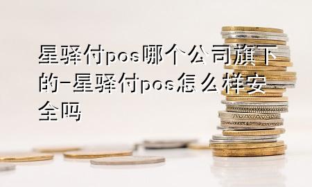 星驿付pos哪个公司旗下的-星驿付pos怎么样安全吗