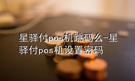 星驿付pos机跳码么-星驿付pos机设置密码